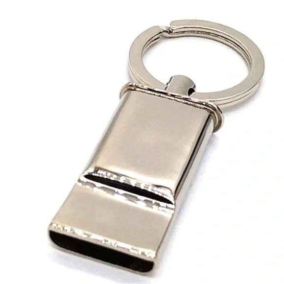 Authentic Vintage COACH Real Whistle Keychain Key Fob Purse Charm in Silver-New - Picture 3 of 3